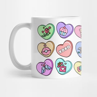 Valentine Candy Hearts Mug